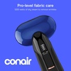 image:imageConair 2in1 Handheld Steamer and Iron for Clothes Turbo ExtremeSteam 1875W Garment Steamer and Clothing IronBlack  Blue  Versatile vertical or horizontal garmet steamer and iron with 4 steam levels purposebuilt accessories and an 8foot cordOne Size
