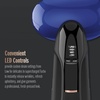 image:imageConair 2in1 Handheld Steamer and Iron for Clothes Turbo ExtremeSteam 1875W Garment Steamer and Clothing IronBlack  Blue  Versatile vertical or horizontal garmet steamer and iron with 4 steam levels purposebuilt accessories and an 8foot cordOne Size Pack of 2