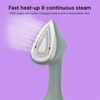 image:imageConair 2in1 Iron and Garment Steamer Aluminum Soleplate 1700W Green  Turbocharged steamer for clothes and other fabrics fast heatup with steam motion sensor and removable water tankCompact