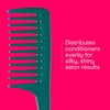 image:imageConair Detangle amp Smooth Shower Comb with Hook Detangler Hair Comb for Women and Men WideSpaced Teeth for Any Hair Type Wet or Dry Distributes Conditioner Teal Green