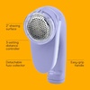 image:imageConair Fabric Shaver and Lint Remover Battery Operated Portable Fabric Shaver LavenderLavender