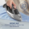 image:imageConair GlideLite Iron Steam Iron for Clothes Simple OneTemp Technology FrictionFree Easy Glide SoleplateProfessional Size