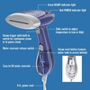 image:imageConair HEA onair Extreme Steam Hand Held Fabric Steamer with Dual Heat Purple
