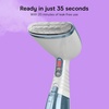 image:imageConair Handheld Garment Steamer for Clothes Turbo ExtremeSteam 1875W Fabric Steamer Portable Handheld Design Strong Penetrating Steam WhiteChampagneBlue