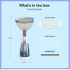 image:imageConair Handheld Garment Steamer for Clothes Turbo ExtremeSteam 1875W Fabric Steamer Portable Handheld Design Strong Penetrating Steam WhiteChampagneBlue