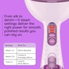 image:imageConair Handheld Garment Steamer for Clothes Turbo ExtremeSteam 1875W Fabric Steamer Portable Handheld Design Strong Penetrating Steam WhiteChampagnePurple