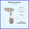 image:imageConair Handheld Garment Steamer for Clothes Turbo ExtremeSteam 1875W Fabric Steamer Portable Handheld Design Strong Penetrating Steam WhiteChampagneWhite