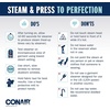 image:imageConair Handheld Travel Garment Steamer for Clothes CompleteSteam 1100W For Home Office and Travel WhiteAll White