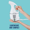 image:imageConair Handheld Travel Garment Steamer for Clothes CompleteSteam 1100W For Home Office and Travel WhiteAll White