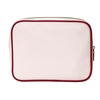 image:imageConair Makeup Bag  Travel Toiletry Bag  Cosmetic Bag  Toiletry Bag for Women  Double Zip Organizer  Pink Palm PrintPink