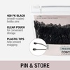 image:imageConair Pin amp Match Bobby Pins  hair accessories for women  Bobby Pins Black  Includes Storage Container  75 CountBlack