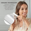 image:imageConair Travel Flat Iron Portable Hair Straightener Mini 12 Inch Ceramic Flat Iron with Storage in White by Travel Smart