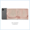 image:imageConair Travel Jewelry Organizer Travel Jewelry Bag with 6Zippered Pockets in Blush Pink by Travel SmartBlush Pink