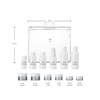 image:imageConair Travel Sized Toiletries TSA Approved Travel Bottles Travel Sized Bottles by Travel Smart 13 Piece Set13 Piece Set