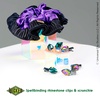 image:imageScnci by Conair Wicked Elphaba Scrunchie amp Hair Clip Set  7 Piece Set  Salon Clips with Faux Gems  Hair Accessories for Girls amp WomenElphaba  Black