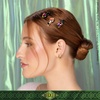 image:imageScnci by Conair Wicked Elphaba Scrunchie amp Hair Clip Set  7 Piece Set  Salon Clips with Faux Gems  Hair Accessories for Girls amp WomenGlinda  Pink