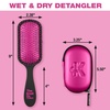 image:imageThe Knot Dr hair brush by Conair  Detangling hair brush  Removes Knots and Tangles in wet or dry Hair  hair brushes for women  PinkBlack