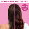 image:imageThe Knot Dr hair brush by Conair  Detangling hair brush  Removes Knots and Tangles in wet or dry Hair  hair brushes for women  PinkBlack