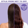 image:imageThe Knot Dr hair brush by Conair  Detangling hair brush  Removes Knots and Tangles in wet or dry Hair  hair brushes for women  PinkPurple
