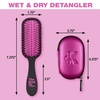 image:imageThe Knot Dr hair brush by Conair  Detangling hair brush  Travel Brush  wet brush  Removes Knots and Tangles in wet or dry hair PinkPink  Mini