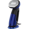 image:imageConair 2in1 Handheld Steamer and Iron for Clothes Turbo ExtremeSteam 1875W Garment Steamer and Clothing IronBlack  Blue  Versatile vertical or horizontal garmet steamer and iron with 4 steam levels purposebuilt accessories and an 8foot cordOne Size