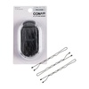 image:imageConair Pin amp Match Bobby Pins  hair accessories for women  Bobby Pins Black  Includes Storage Container  75 CountBlack