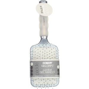 image:imageConair Gel Grips Paddle Hair Brush Assorted Colors Pack of 2