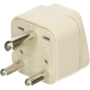 image:imageConair Travel Grounded Plug Adapter Universal Plug Adapters for Worldwide Travel by Travel Smart India Hong Kong Parts of South Africa amp SingaporeIndia  Hong Kong  Parts of South Africa   Singapore Large