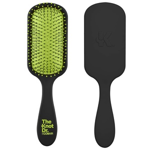 image:imageThe Knot Dr hair brush by Conair  Detangling hair brush  Removes Knots and Tangles in wet or dry Hair  hair brushes for women  PinkGreen