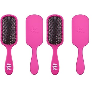 image:imageThe Knot Dr hair brush by Conair  Detangling hair brush  Removes Knots and Tangles in wet or dry Hair  hair brushes for women  PinkPink